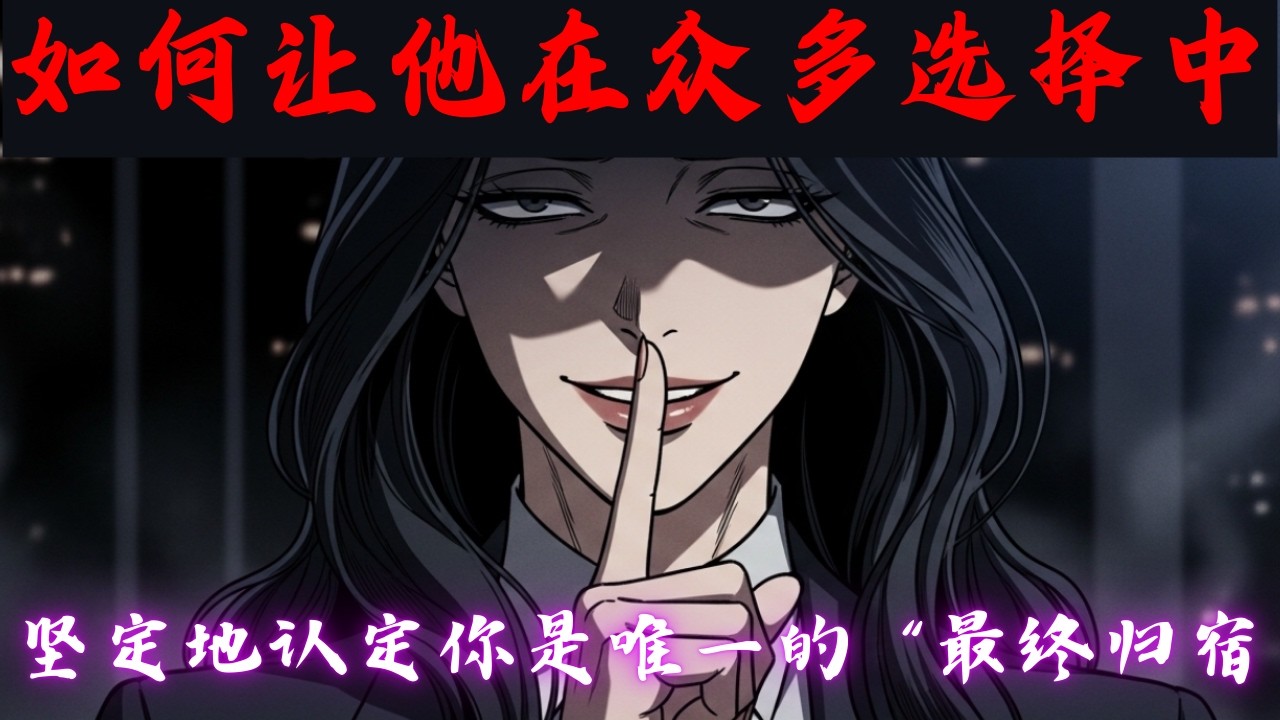 降维打击：无需竞争！如何让他在众多选择中，坚定地认定你是唯一的“最终归宿”？
