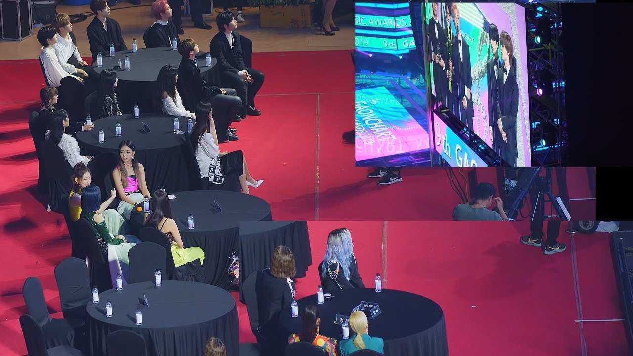 [ NCT DREAM 수상]있지(ITZY) ,여자아이들(GIDLE), 청하,볼빨간사춘기, 스트레이키즈 Reaction 직캠 @200108