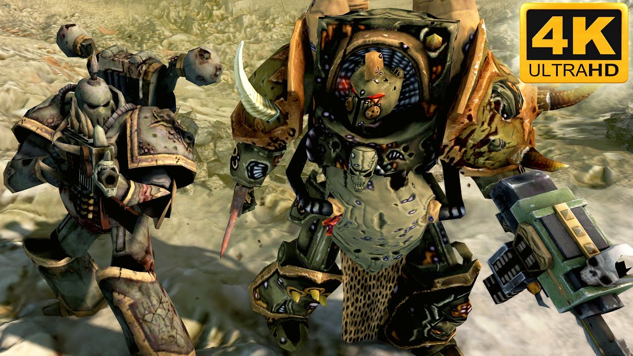 WARHAMMER 40K CINEMATIC BATTLE - Death Guard vs Tau Empire (4K)