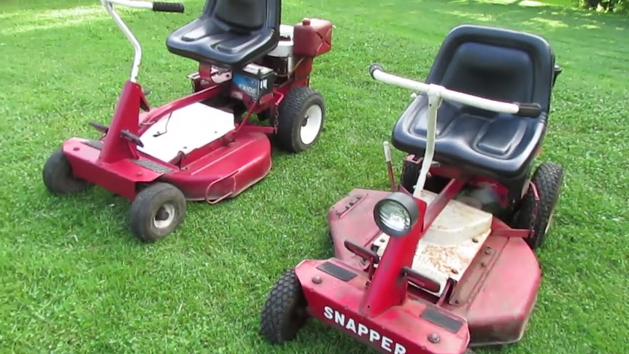 SNAPPERS! a Look at Both of my Vintage Rear Engine Riders for 2023