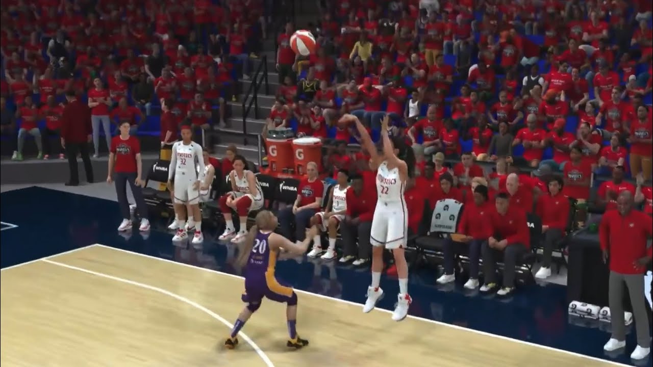 The W 5 Semi Finals Game 2 Washington Mystics vs Los Angeles Sparks