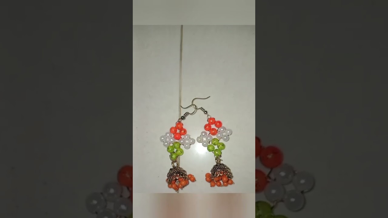 Republic day special earrings making 🇮🇳💎