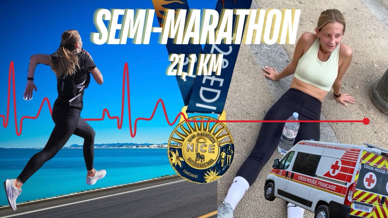 JE M&rsquo;EVANOUIS AU SEMI MARATHON DE NICE