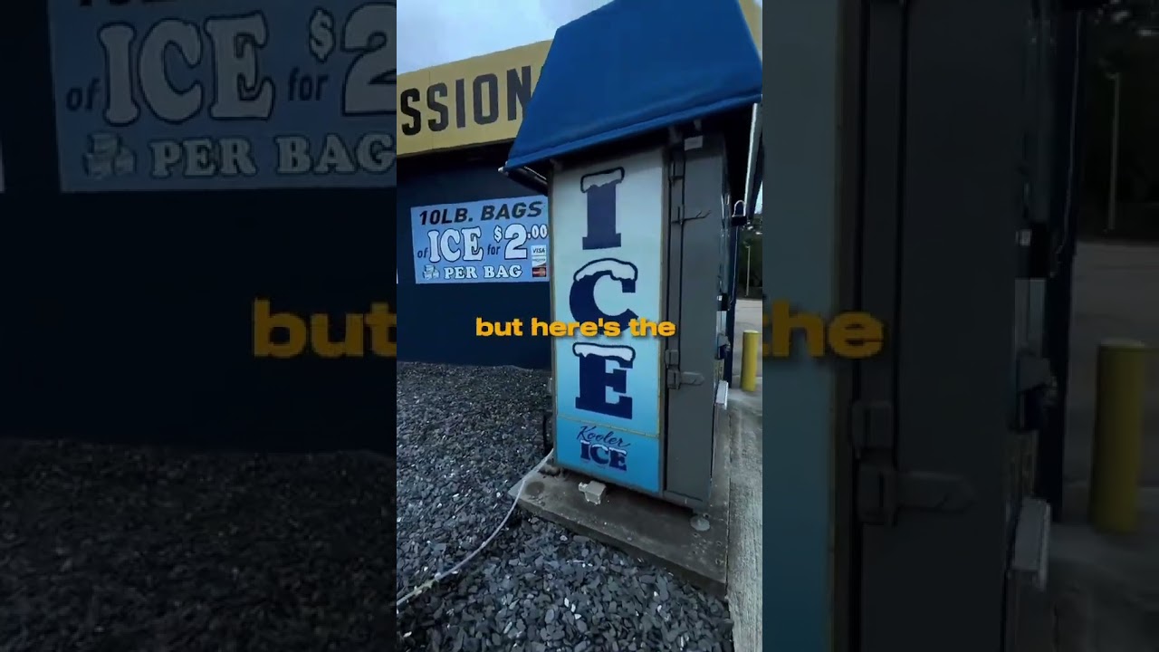 If you want to be rich 🤑 just sell ice 🧊🤔#money #vendingmachines #passiveincomeideas