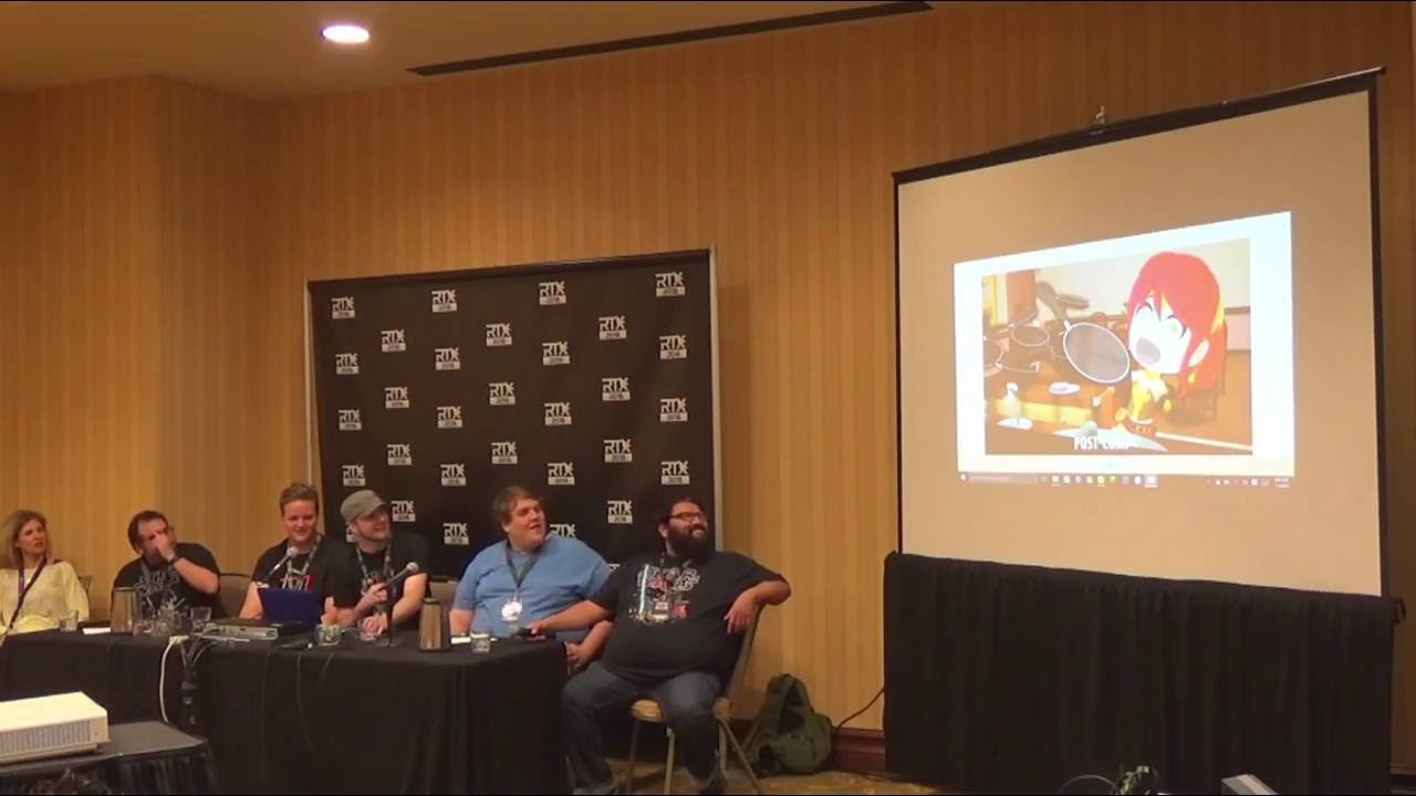 Post Production on RWBY RTX 2016 Panel