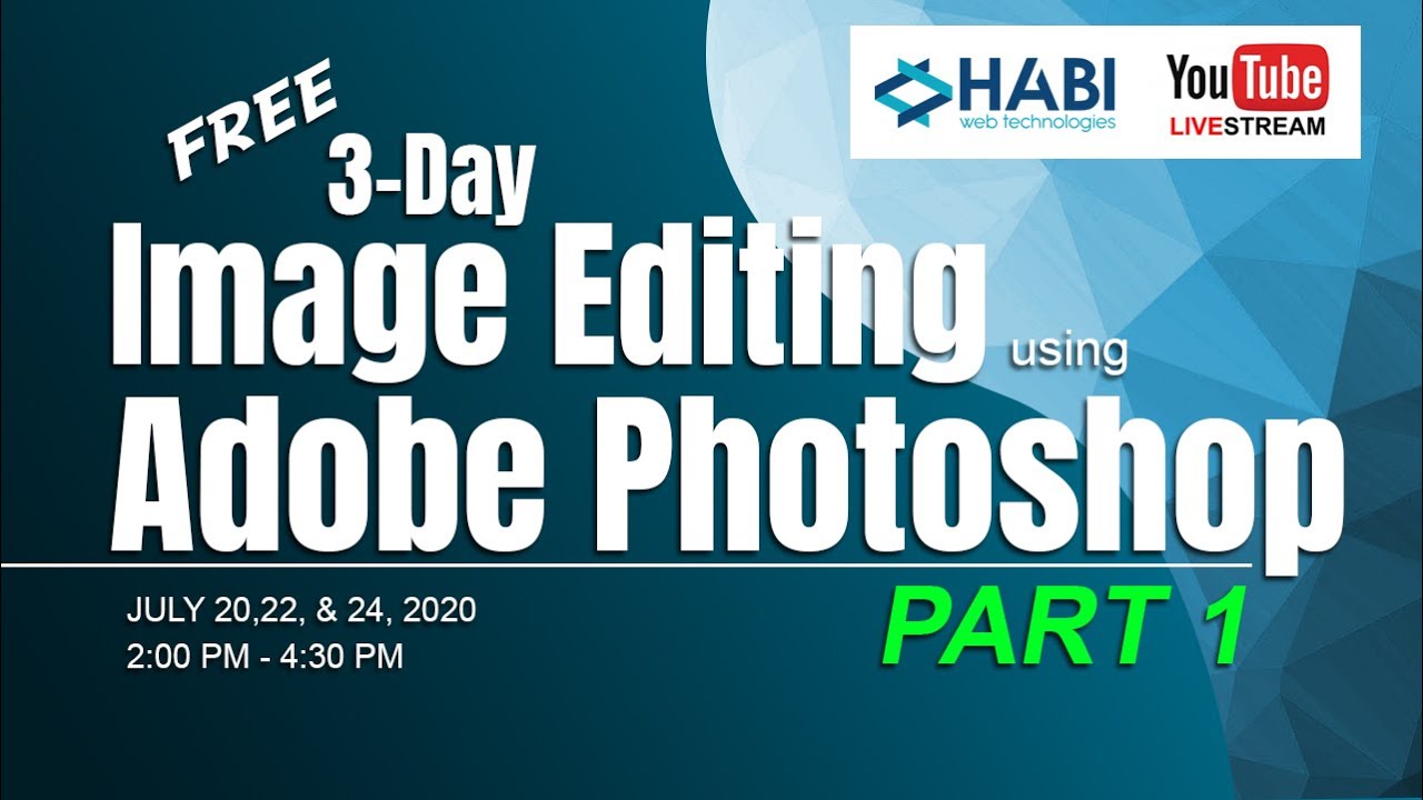 Image Editing Using Adobe Photoshop - Day 1