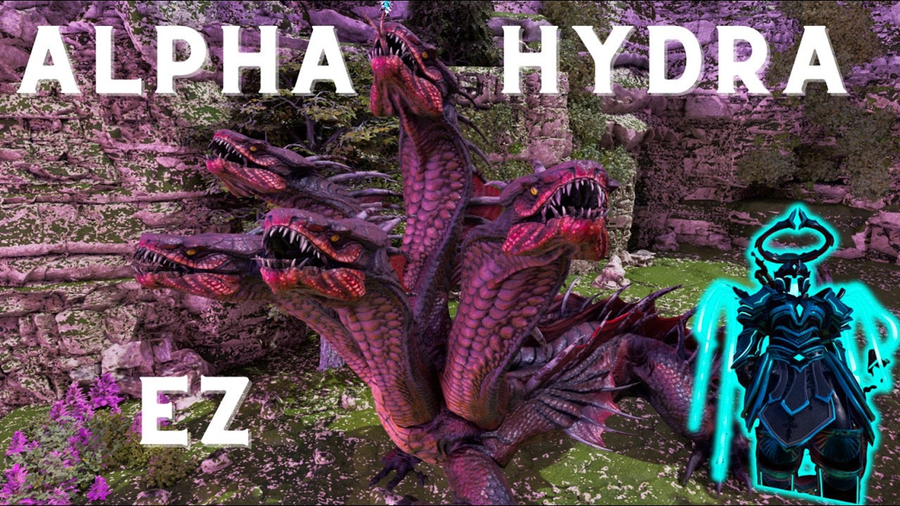 Defeat the Hydra Boss ALPHA EZ! + New COSMETICS! on Ark Survival Ascended!