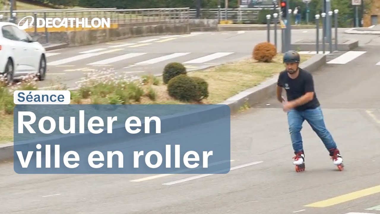 CONSEIL - Apprendre &agrave; rouler en ville en roller 🛼 | Decathlon