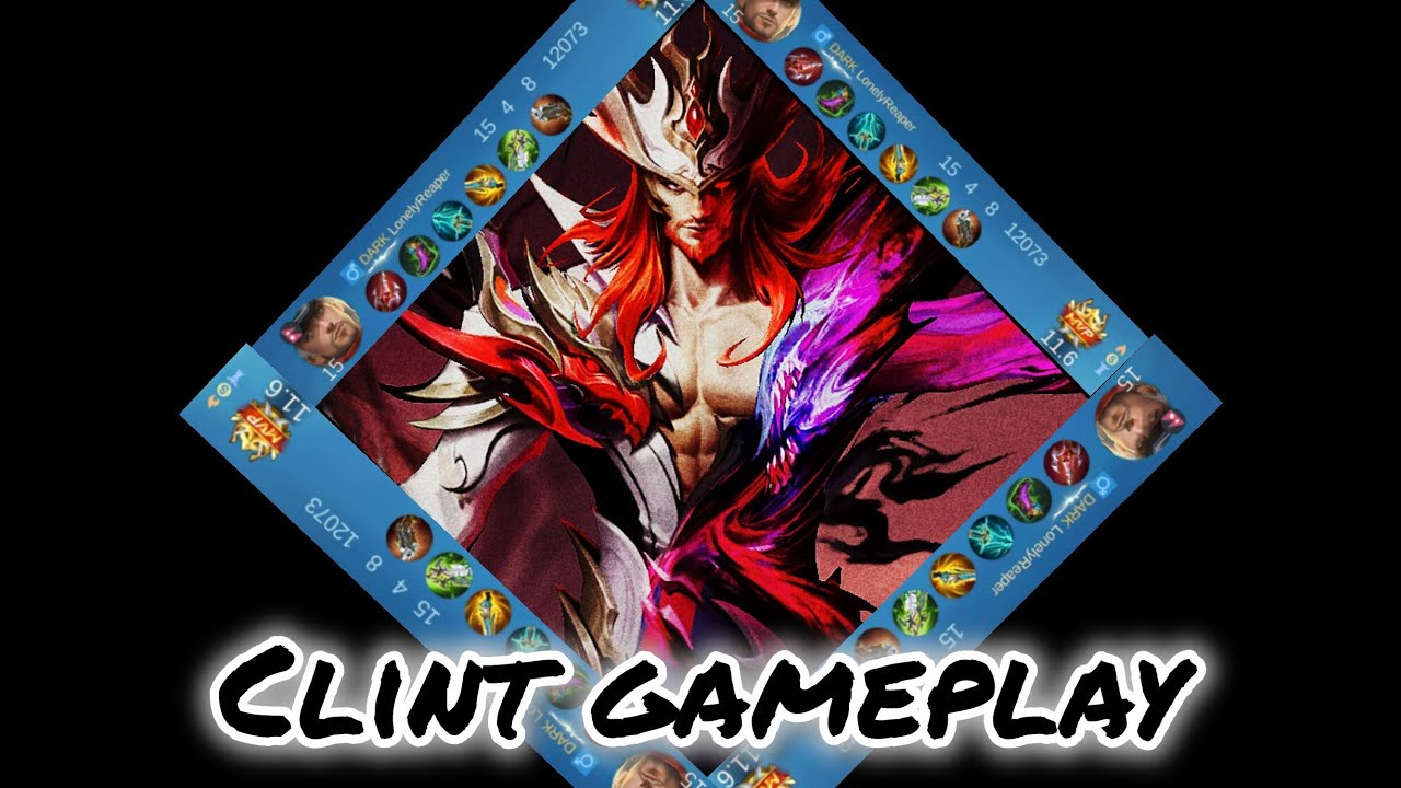 Clint mvp gameplay|Mlbb gameplay|Mvp Clint in rank
