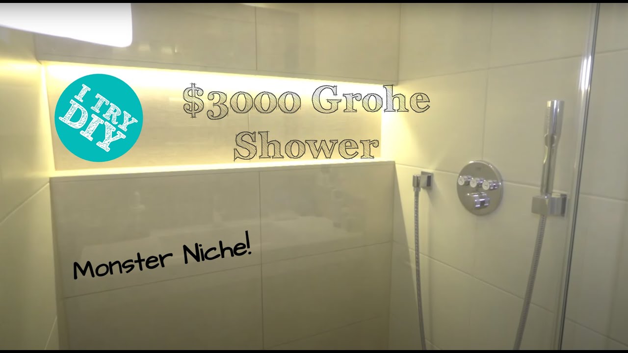 $3000 Full Ensuite Shower Renovation - Grohe Flush Rainshower