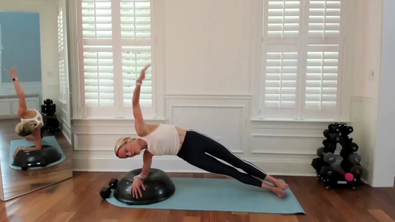 Quick 10-Min BOSU Ball Workout for Core & Balance