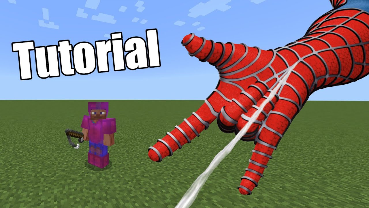 Как сделать паутинный шутер Человека-паука в Minecraft [без модов]