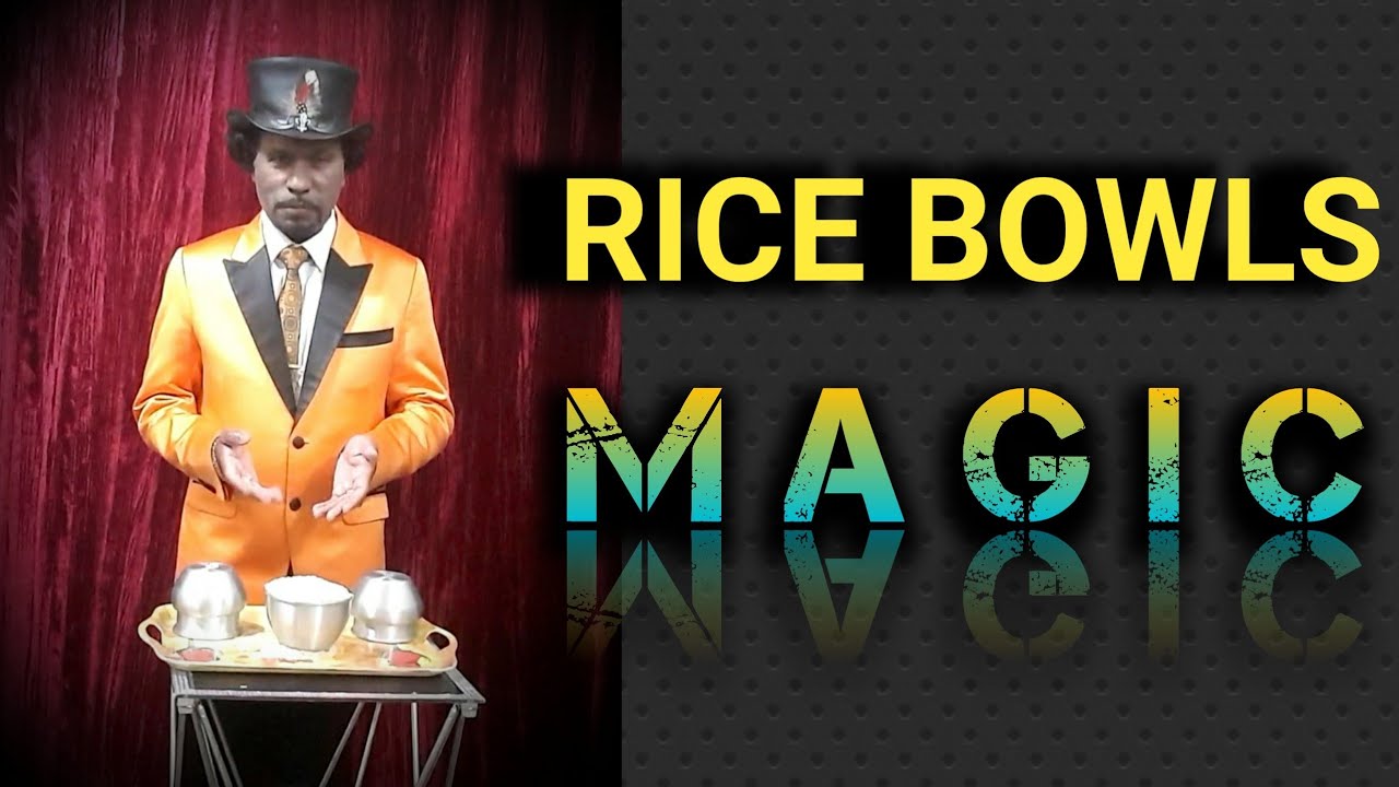 Rice Bowls Magic Trick | by Dr.Gugampoo, Kuwait.