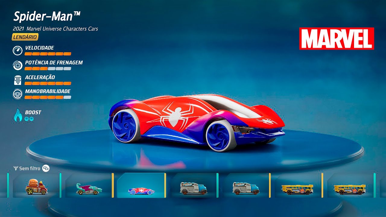 Hot wheels Unleashed com Carro Homem-aranha | Jogo de carros