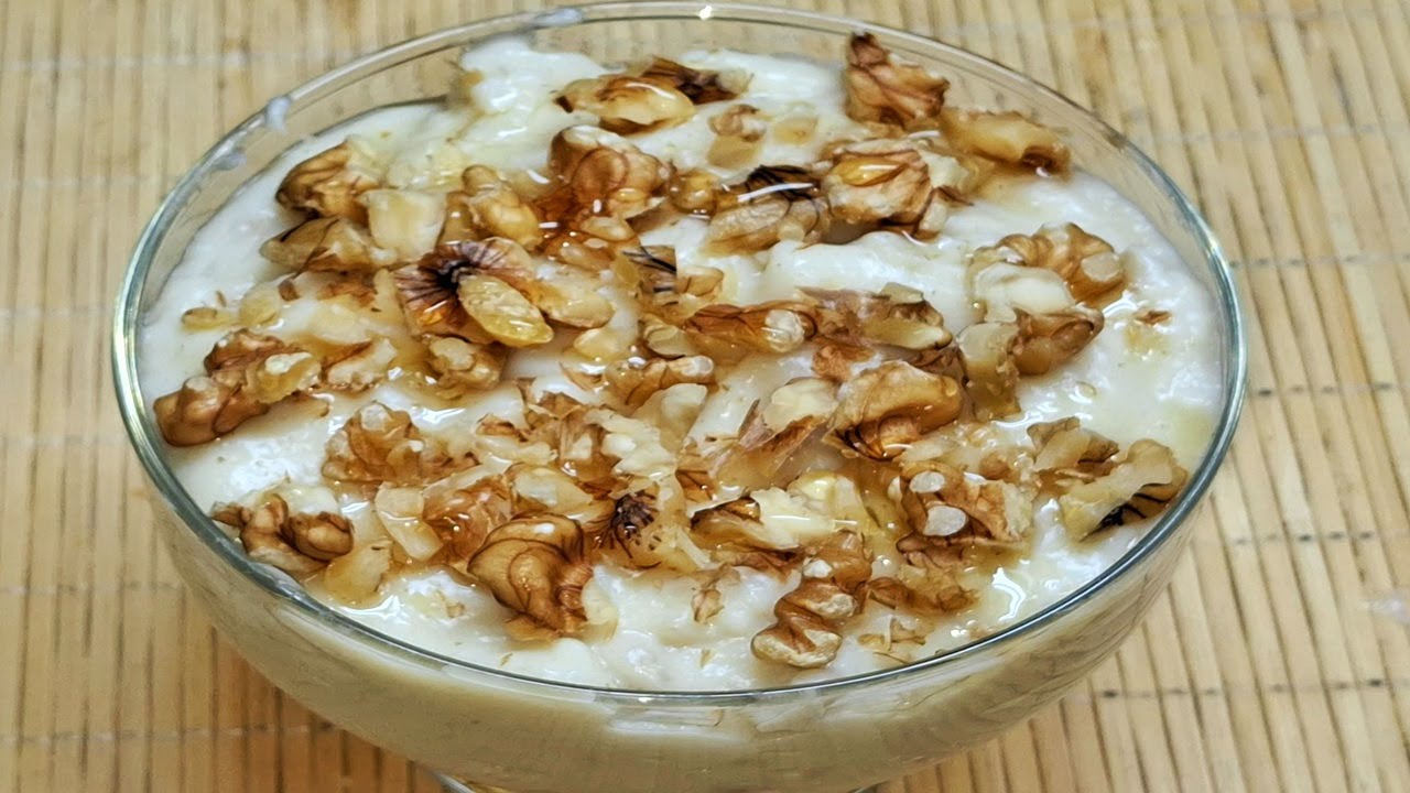 مهلبية الشعير - مغذية ولذيذة وكلها فوايد