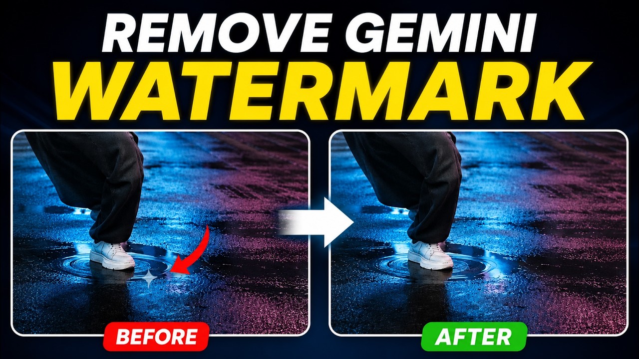 How to Remove Gemini Video Watermark for Free and Bulk | No Quality lose? Best Gemini Logo Remover