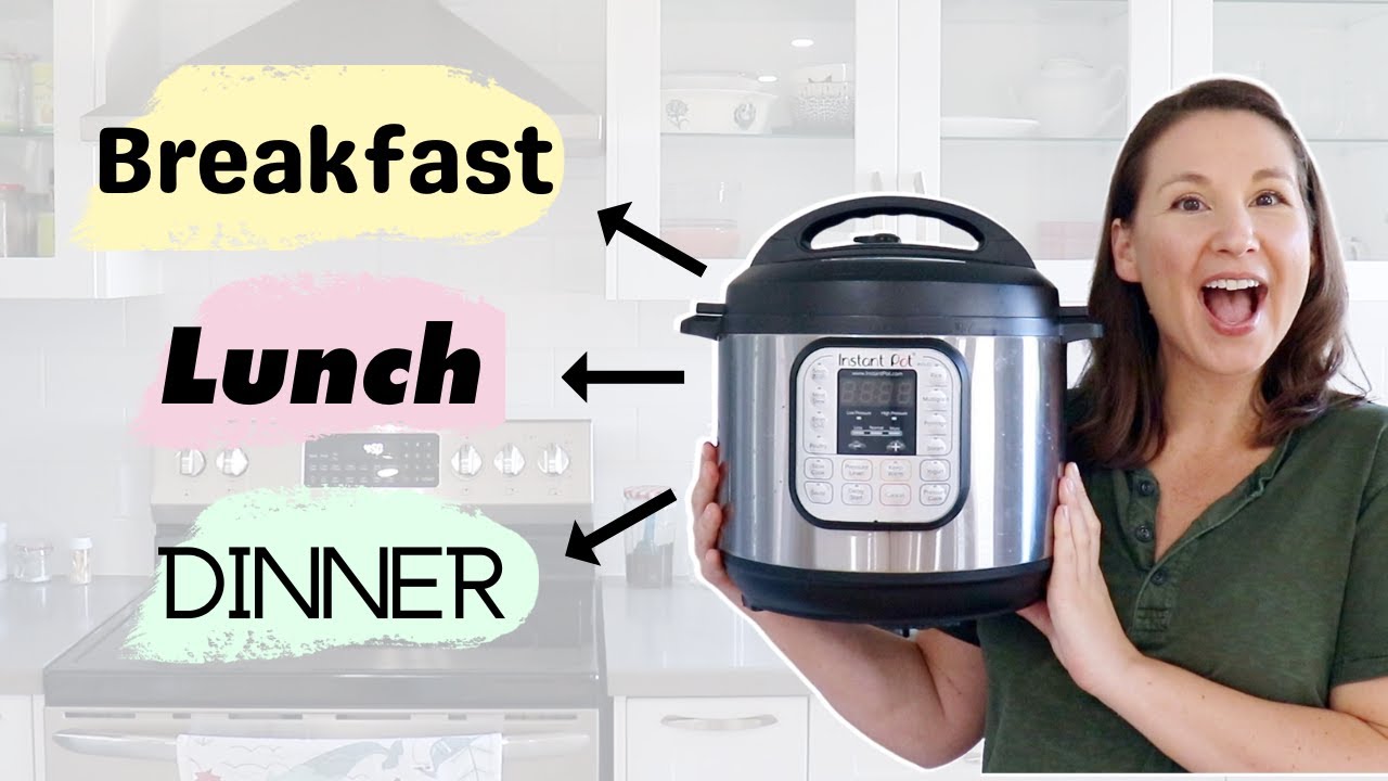 Cooking a FULL DAY of Meals in the Instant Pot