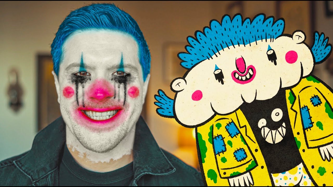 Voice actor improvises 6 haunted clown characters!