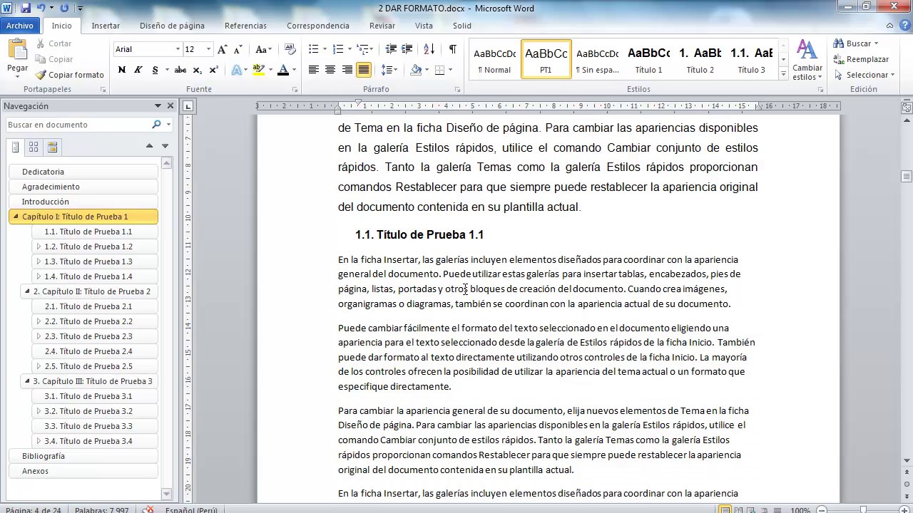 2 Aplicar Estilos a los P&aacute;rrafos