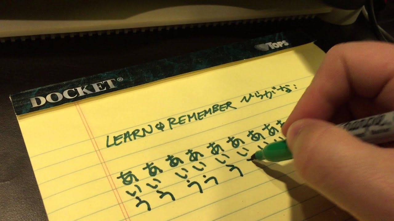 How I Practiced and Mastered Hiragana