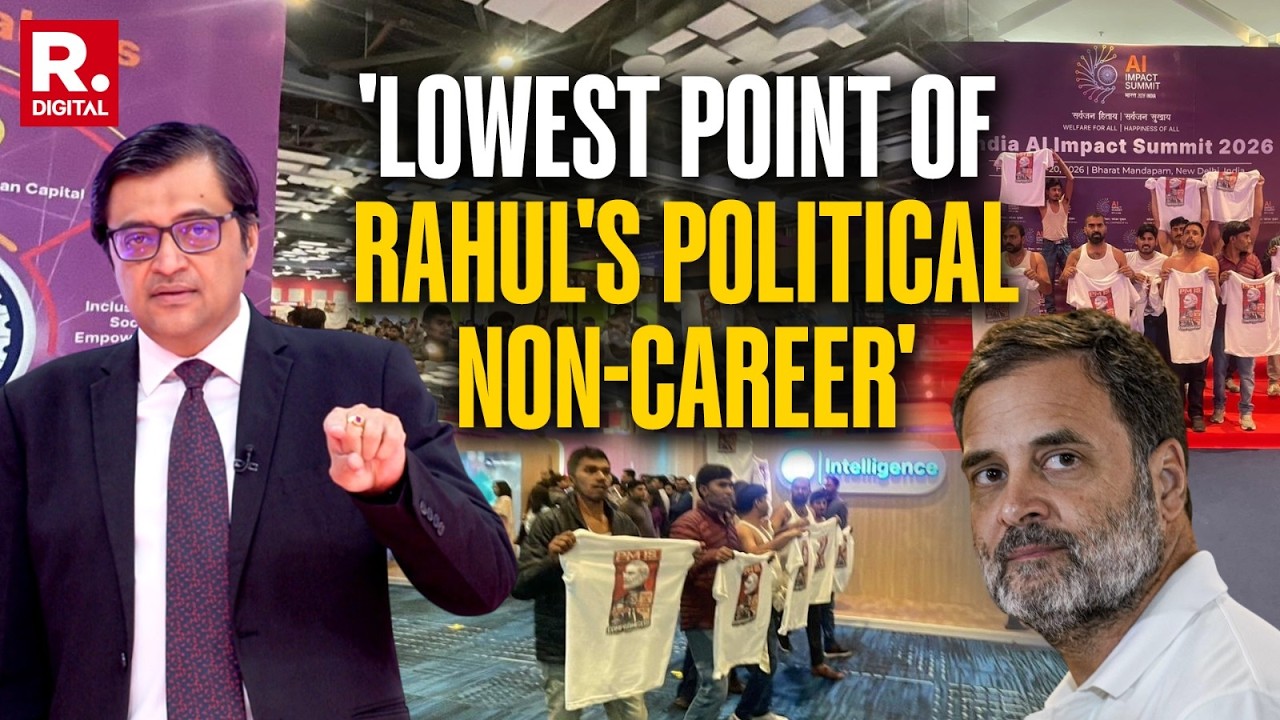 BREAKING LIVE: Rahul Gandhi Organised Shirtless Protest at AI SUmmit | Nation Shocked