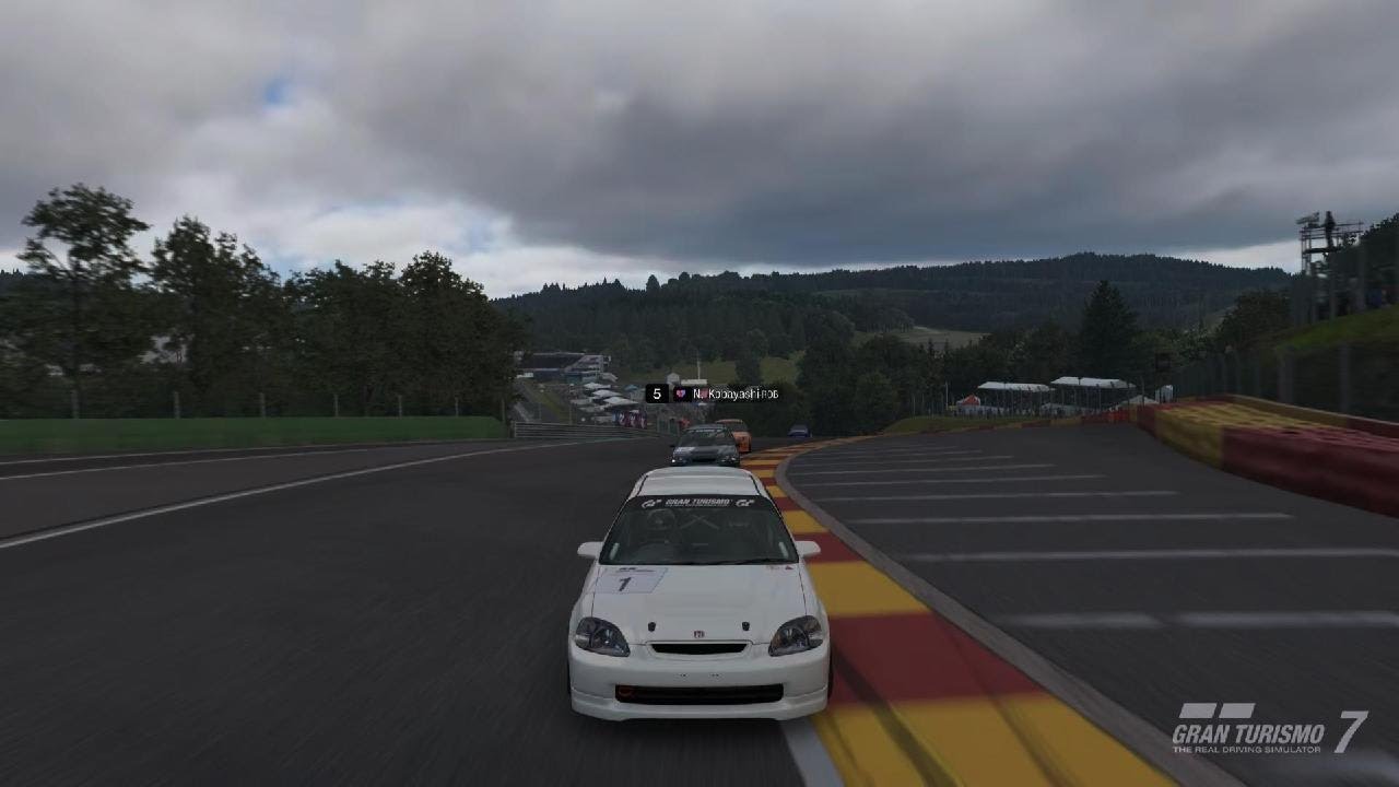 Gran Turismo 7 EK Civic TC at Spa