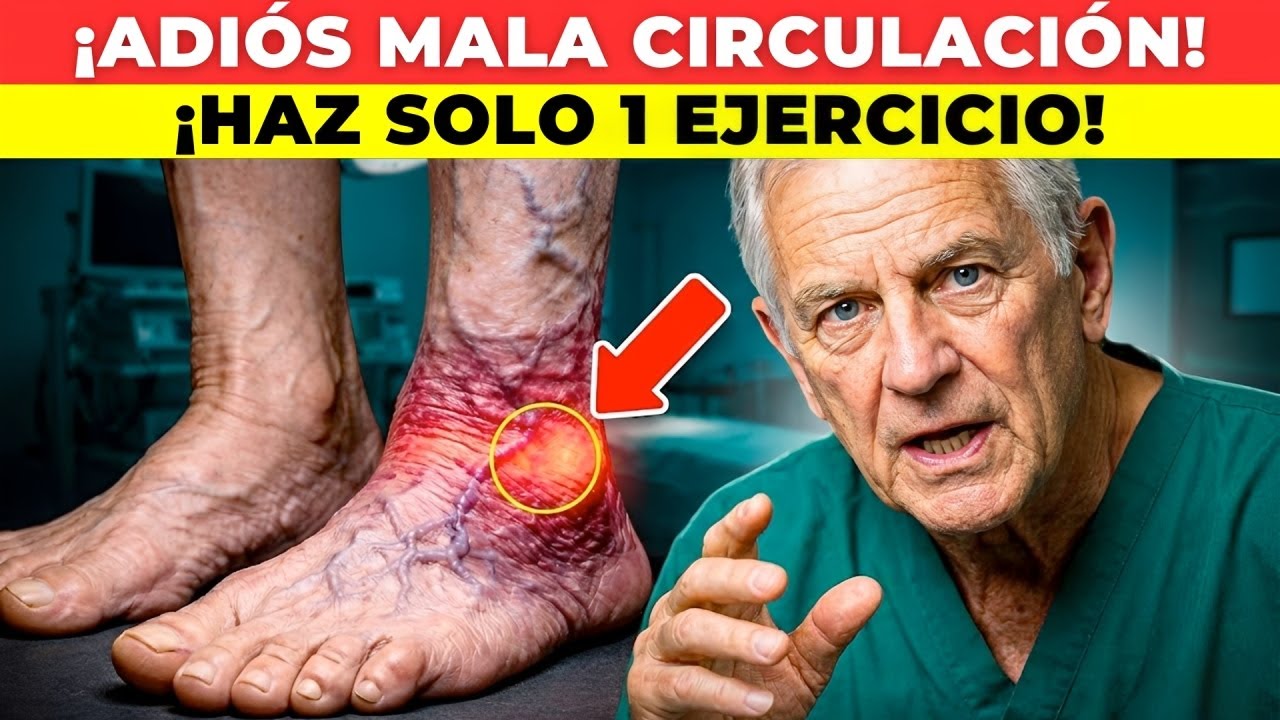 Cirujano REVELA - Haz ESTE ejercicio para la mala circulación de las piernas después de los 60