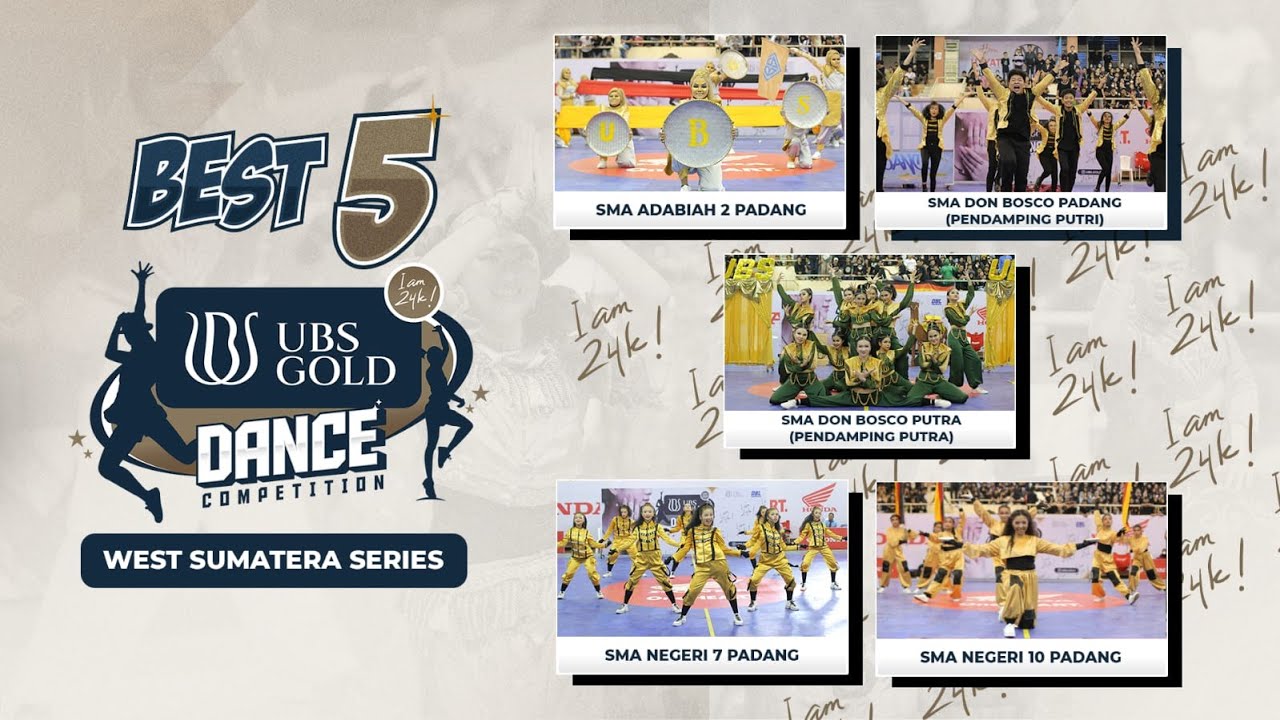BEST FIVE UBS GOLD DANCE COMPETITON WEST SUMATERA SERIES