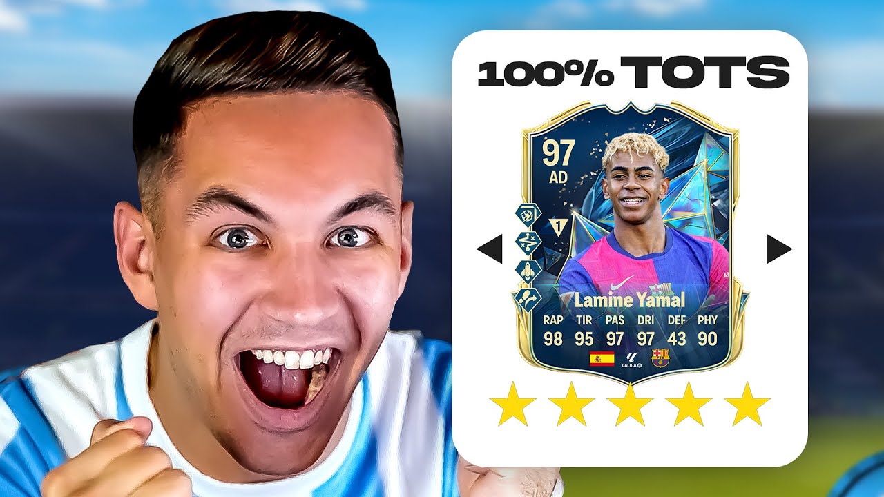 UNE DRAFT 100% TOTS !! FC25