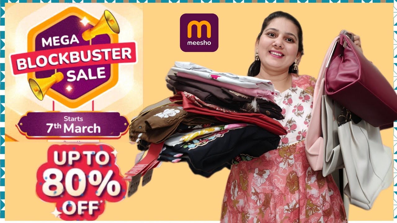 MEESHO MEGA BLOCKBUSTER SALE 2026 😲 Ladies Bags and Kurta Sets starting  @149 #meeshohaul @meesho