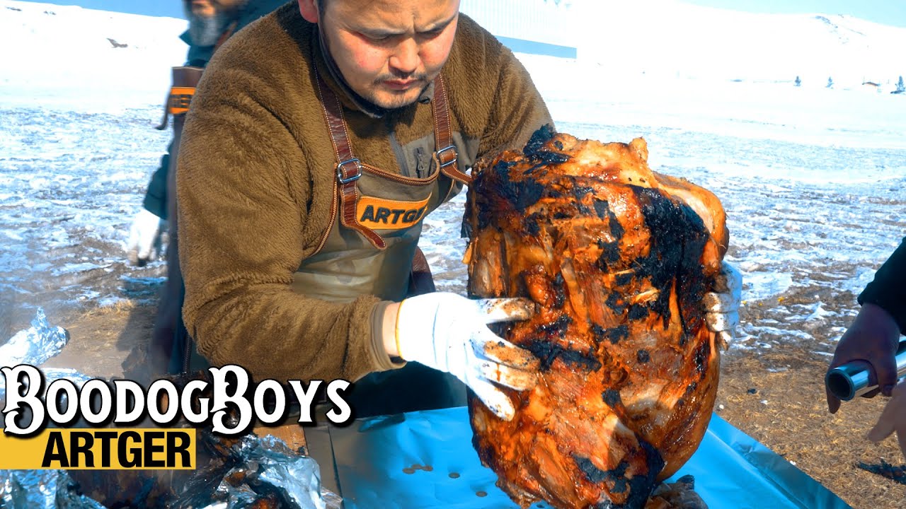 The Most Epic Mongolian BBQ NOMAD HORHOG! | Boodog Boys