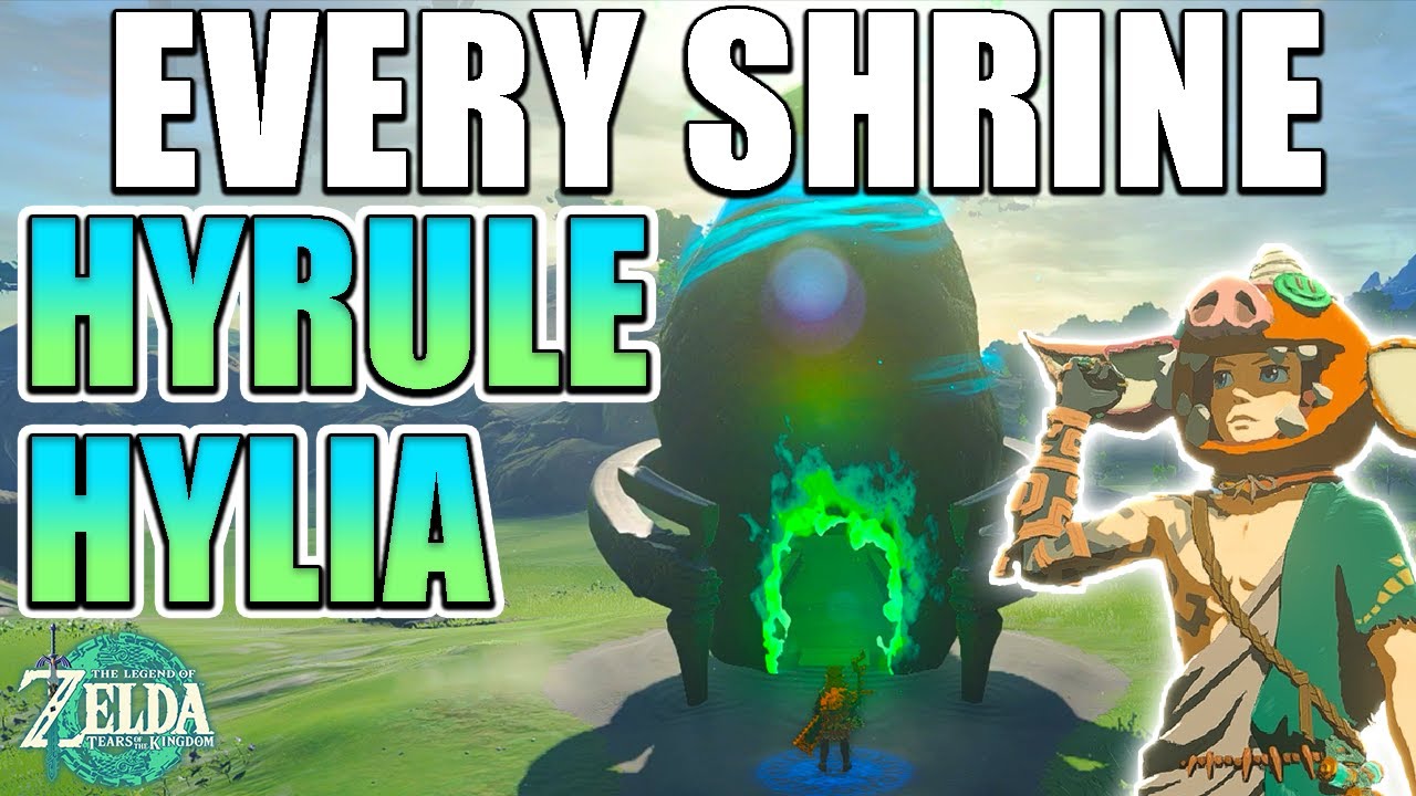Every Shrine: Hyrule and Hylia WITH Locations | The Legend of Zelda: Tears of the Kingdom