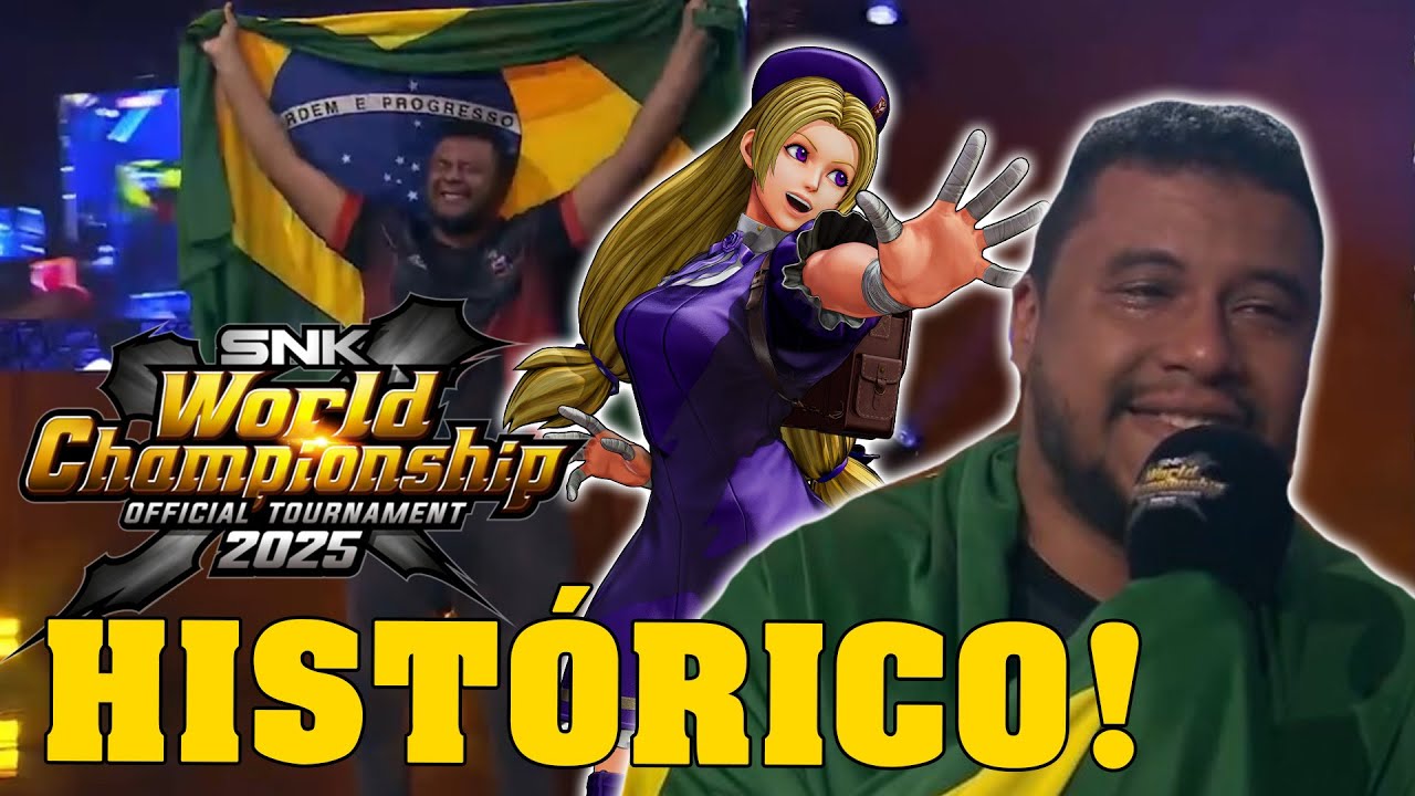 LAU YAGAMI FAZ HIST&Oacute;RIA E GANHA MUNDIAL DE THE KING OF FIGHTERS XV!