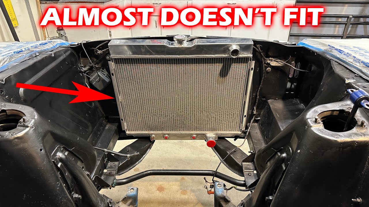 How to make a 24 inch Radiator fit in a Classic Mustang