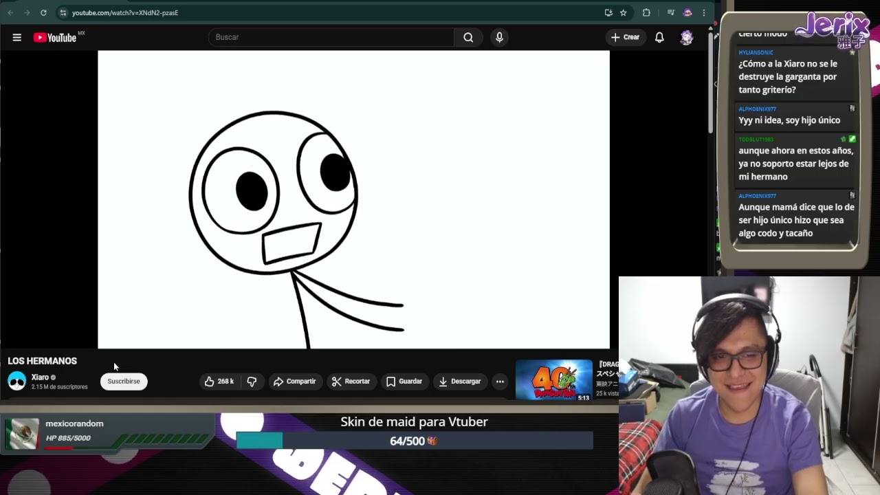 JerixDesu Reacciona: LOS HERMANOS de @xiaro