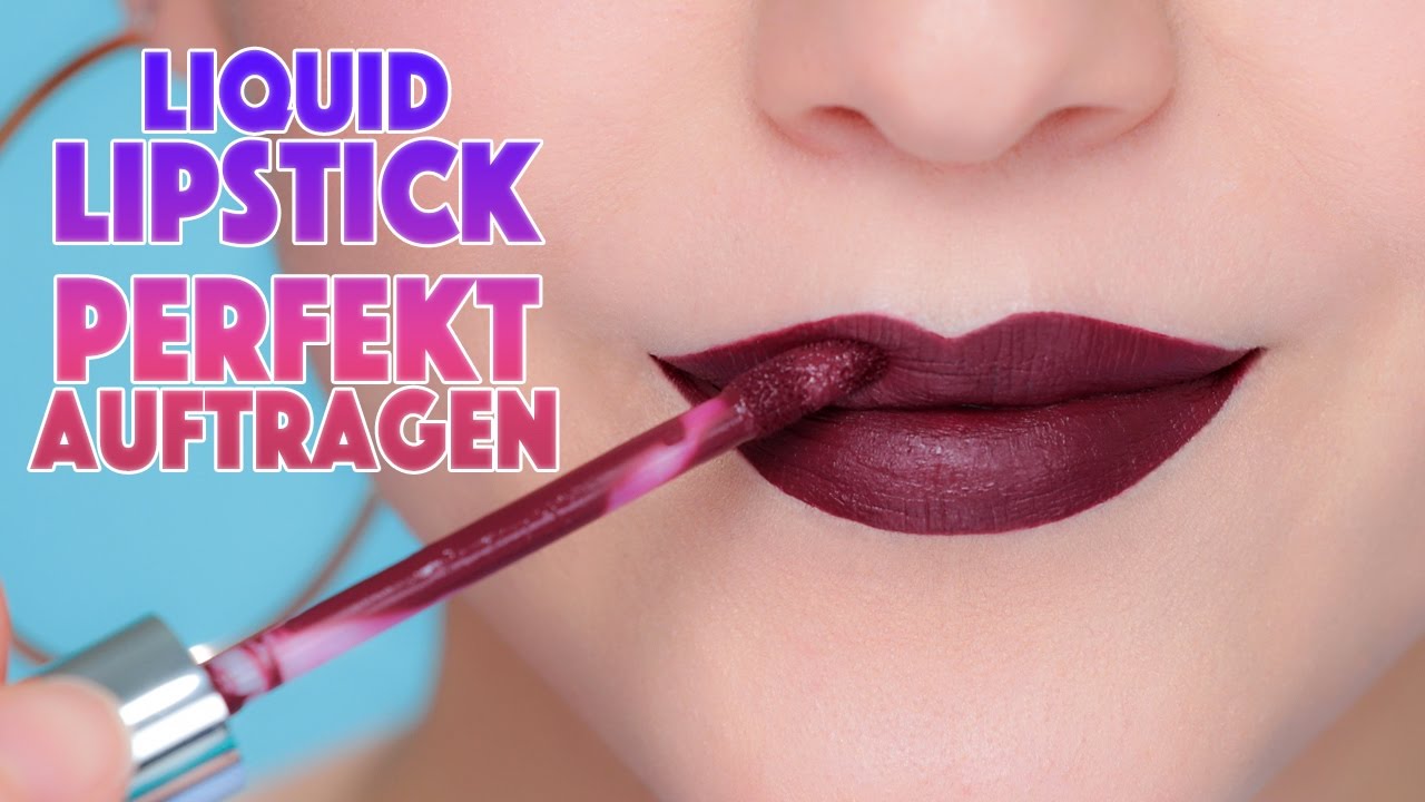 Die BESTEN Tipps - Liquid Lipstick PERFEKT und richtig auftragen | Hatice Schmidt