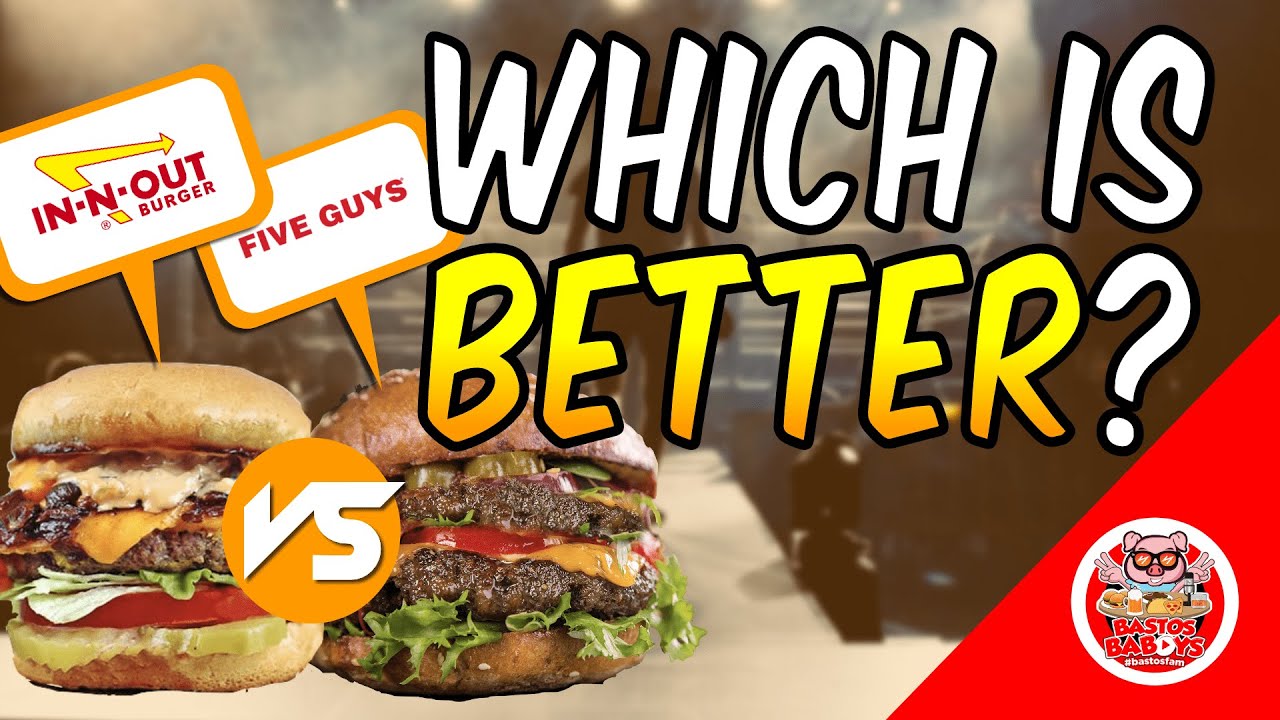 In n Out Burger VS Five Guys Battle 🥊 | Best Fast Food Review | Ep. 7