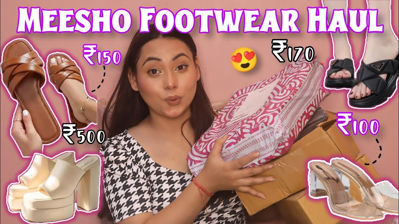 Meesho Footwear Haul | Footwear Haul | Glam Girl Bebo