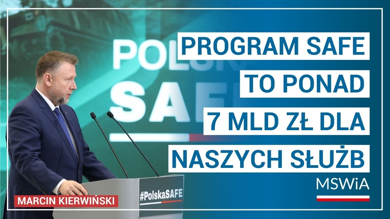 Konferencja prasowa premiera D.Tuska dot. nowych zdolności Wojska Polskiego dzięki programowi SAFE.