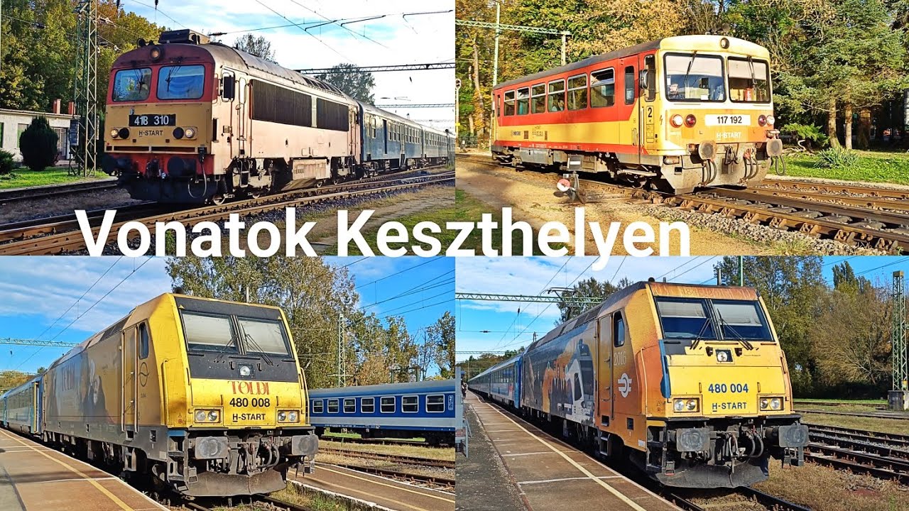 Vonatok Keszthelyen