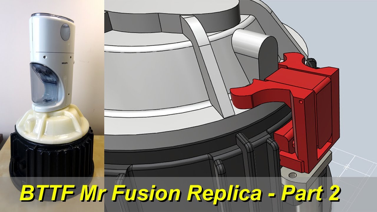 BTTF Mr Fusion #2 | Using Krups 223A Coffee Grinder | James Bruton