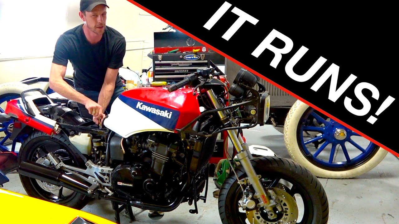 It Runs! | Maverick's Kawasaki Ninja motorcycle build 3