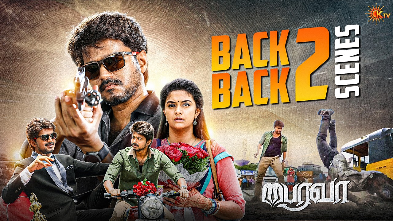 Bairavaa Movie Back to Back Scenes🔥 | C. Joseph Vijay | Keerthy Suresh | KTV