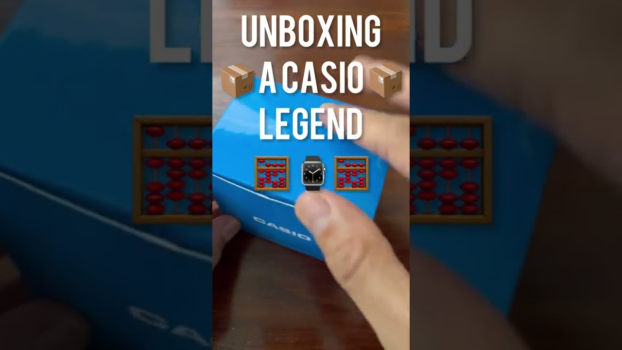 Unboxing A Casio Legend #casio #calculator #unboxing #shorts