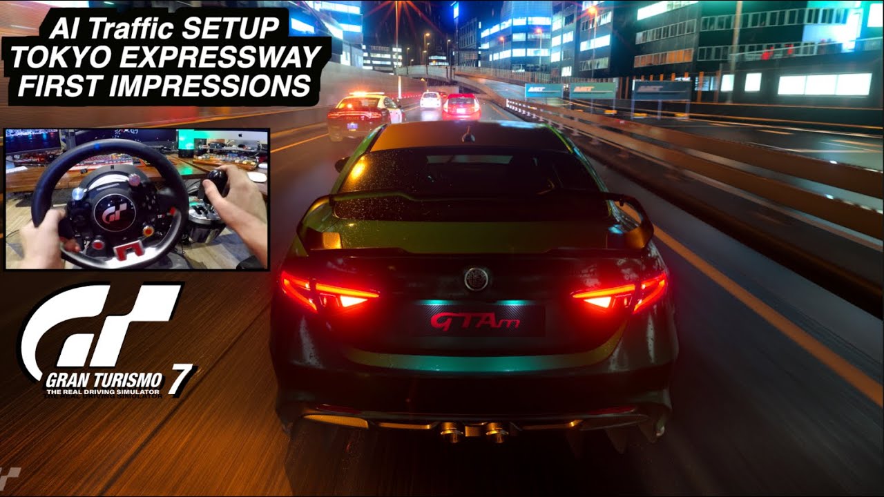 Gran Turismo 7 PS5 - AI Traffic SETUP First Impressions On Tokyo EXPRESSWAY!!