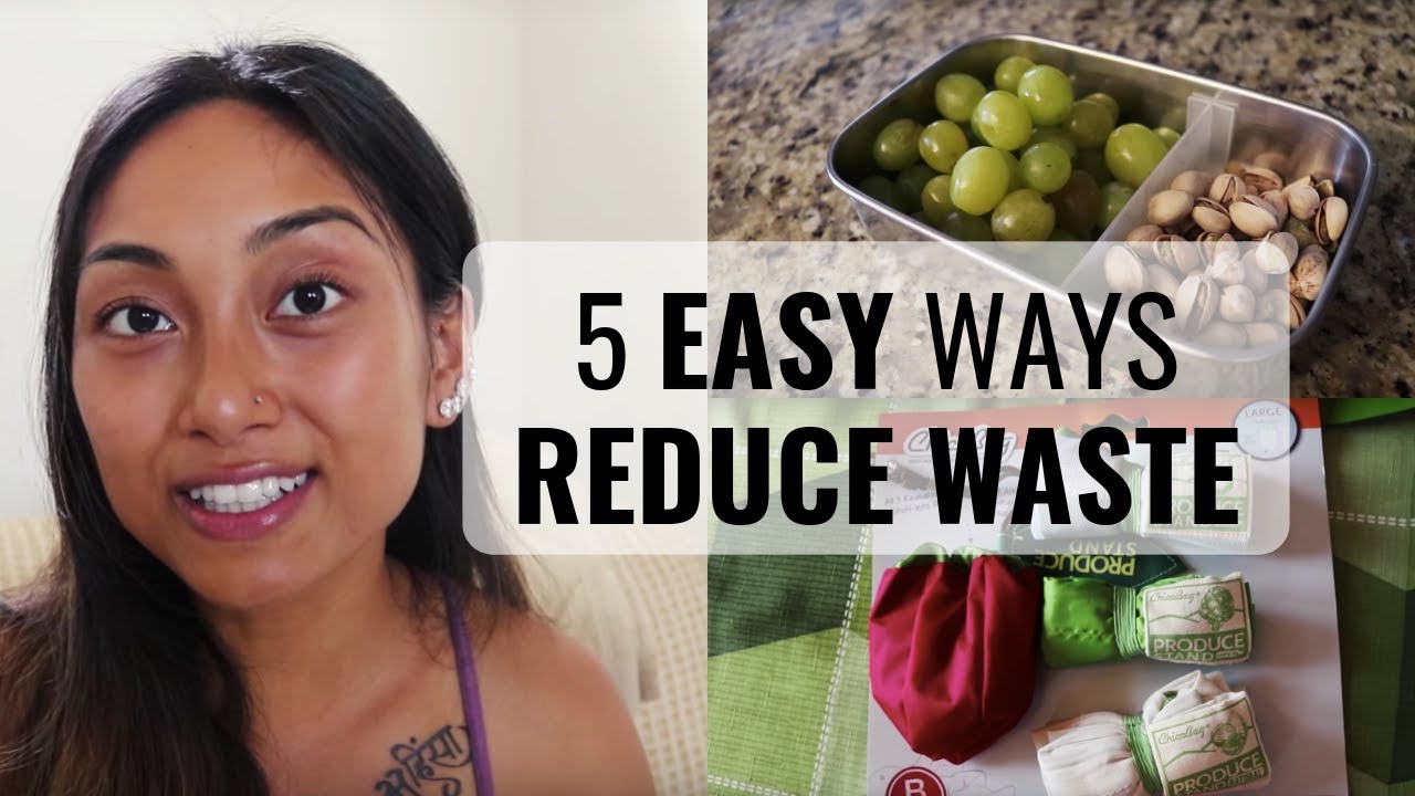 5 EASY WAYS TO REDUCE WASTE | zero-waste for beginners!