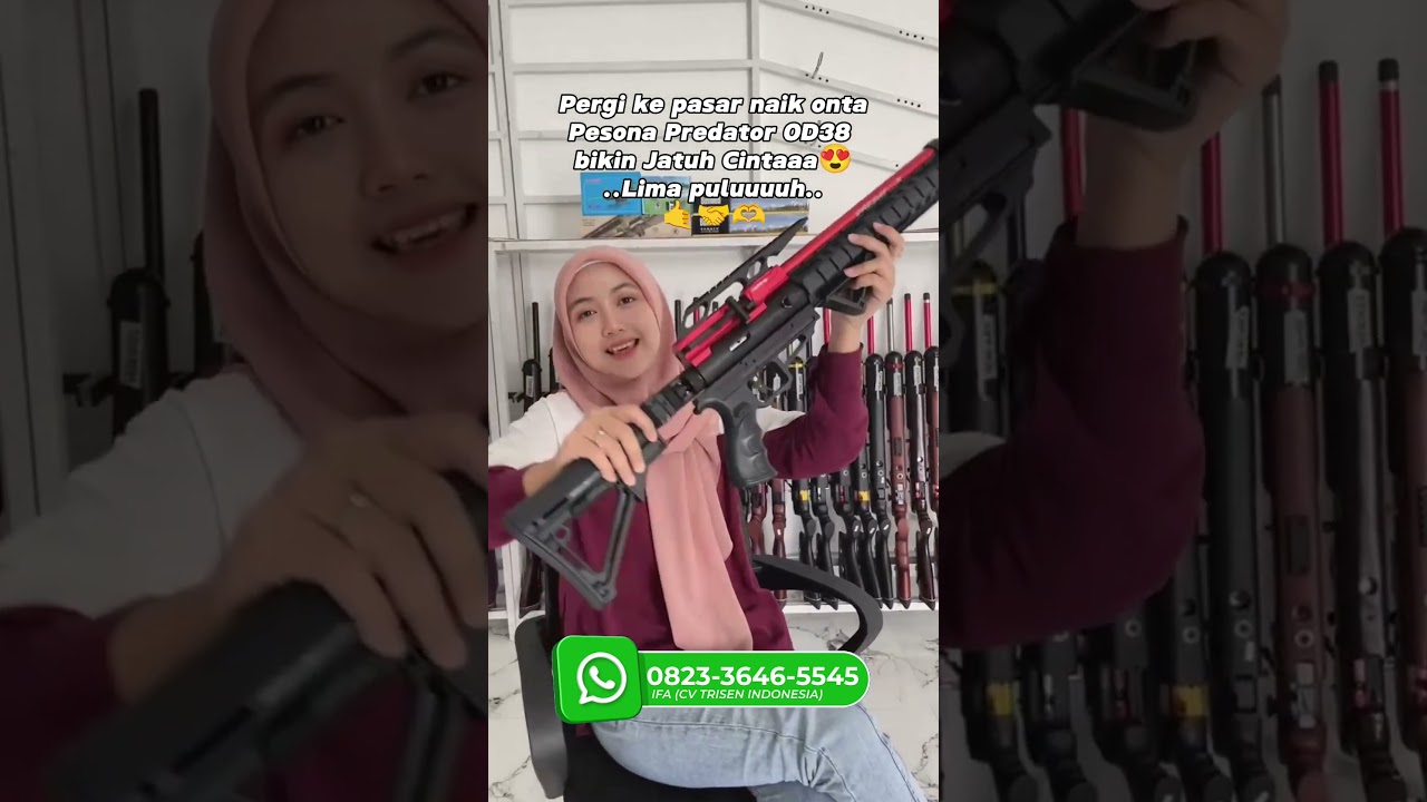 MURAH KOK!! HARGA PCP PREDATOR TACTICAL OD38 NDAK BAKAL MENGURAS KANTONG!