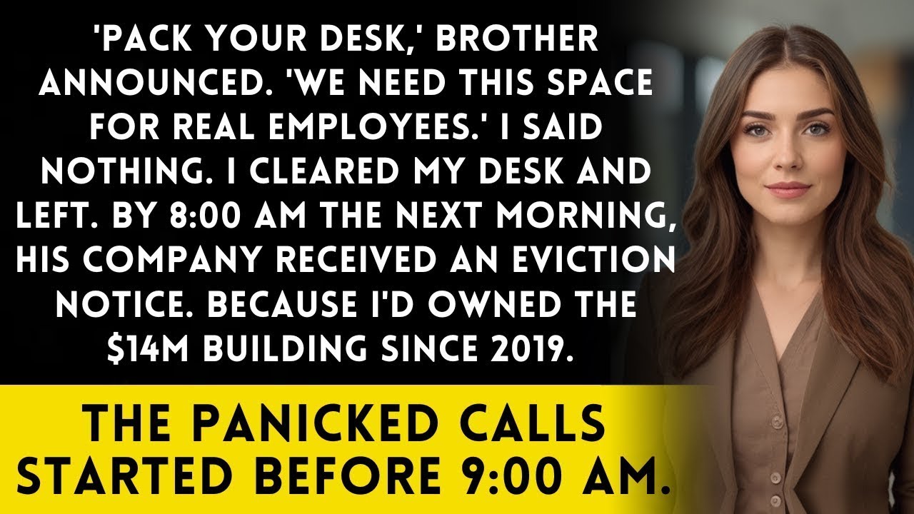 Brother Said 'Pack Your Desk' - By 8 AM His Company Had No Lease