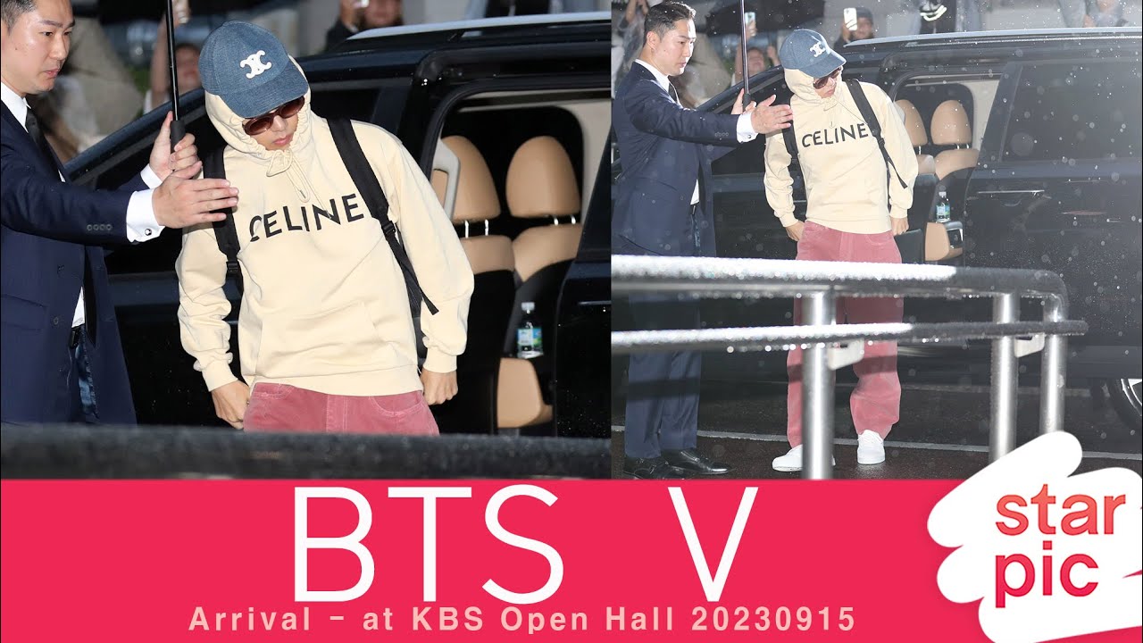 BTS 뷔 '뮤직뱅크에서 만나요!' [STARPIC] / BTS  V Arrival - at KBS Open Hall 20230915