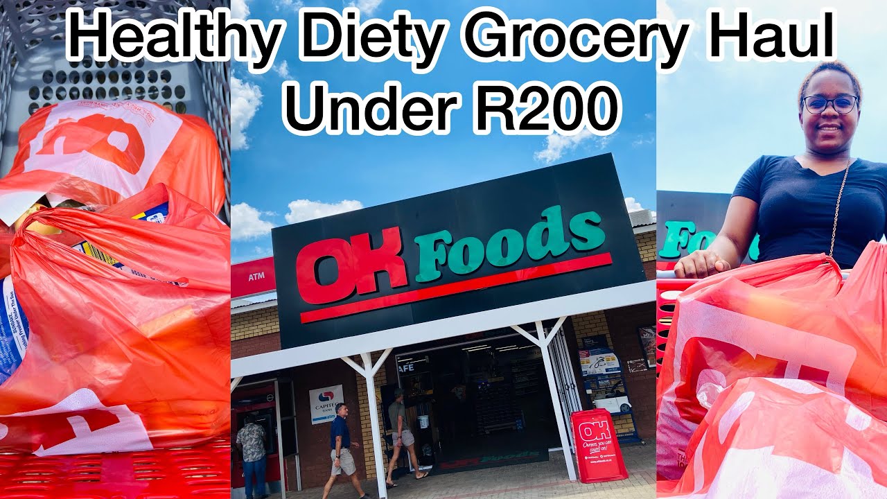 South Africa Weekly Grocery shopping Haul Under R200 | Weight Loss Journey & Healthy Eating